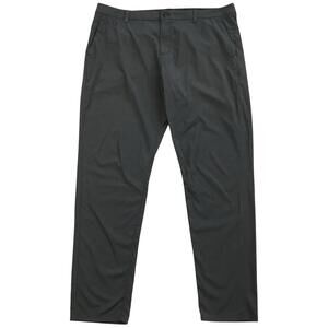 Vuori Aim Pants Mens 38 Gray Chino Stretch Preppy Performance Golf Active V431